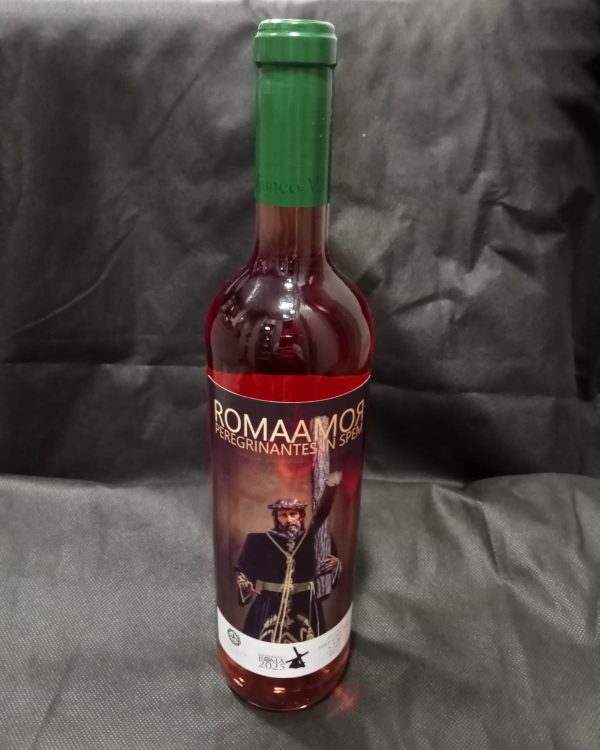 Botella de vino Roma