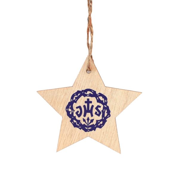 ESTRELLA MADERA 2D EMBLEMA PLANO